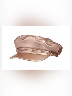 5 for $25 // BNWT Brixton Fiddler rose gold fisherman hat XS